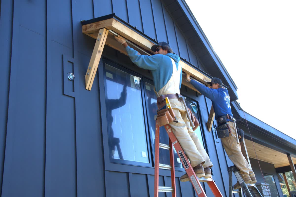 The Builders Collective crew at work