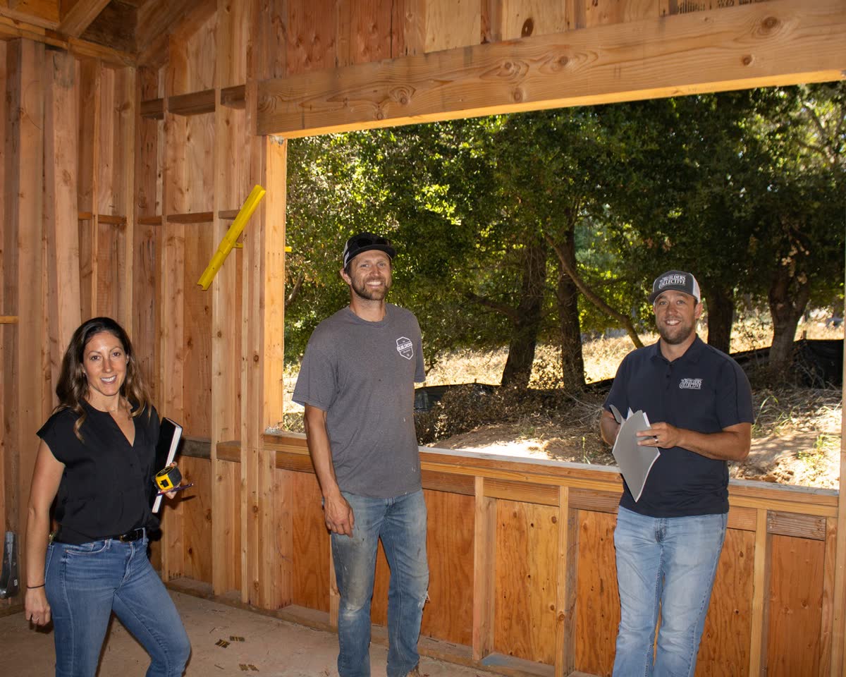 The Builders Collective crew at work