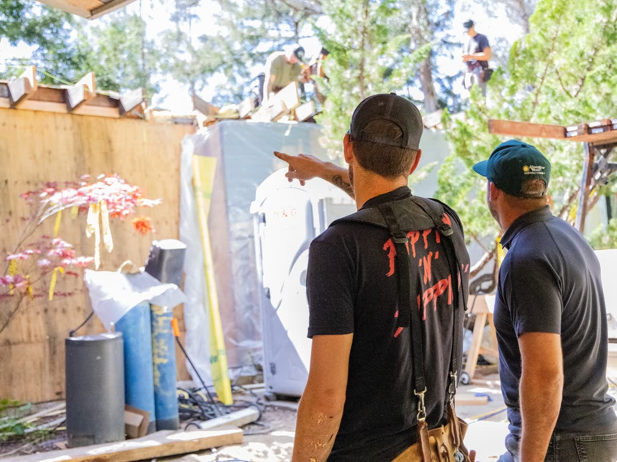 On site with The Builders Collective